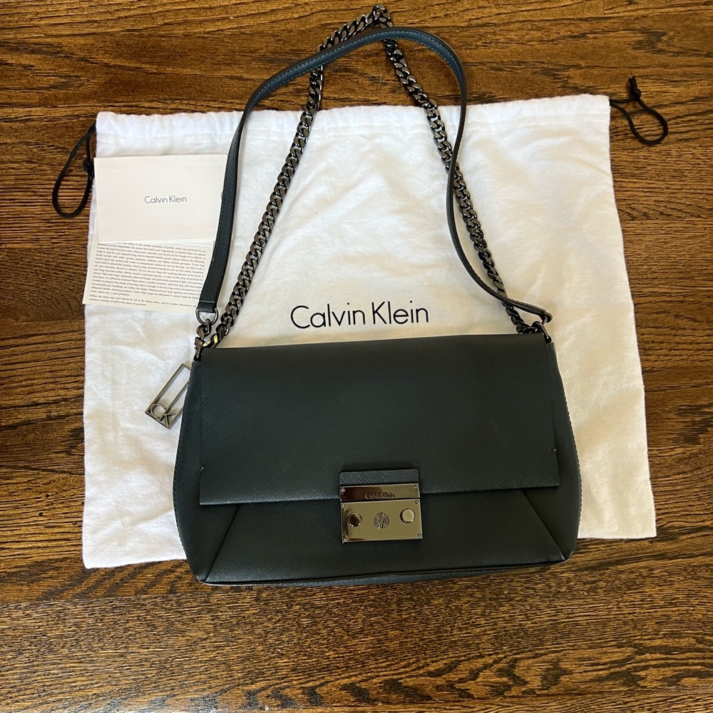 Calvin Klein Genuine Saffiano Leather Purse
